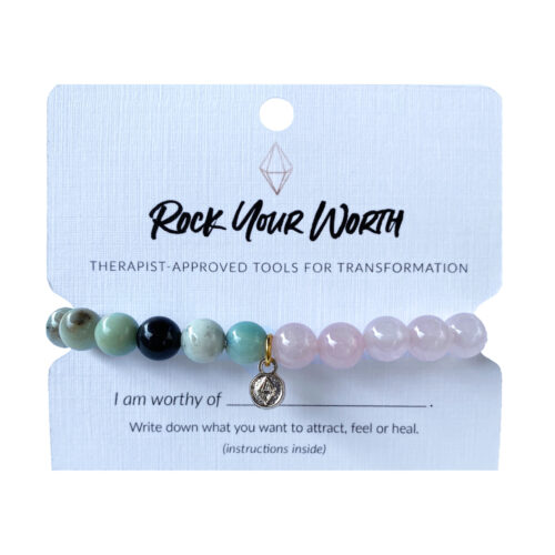 Rose Quartz Amazonite Bracelet Rock Your Worth