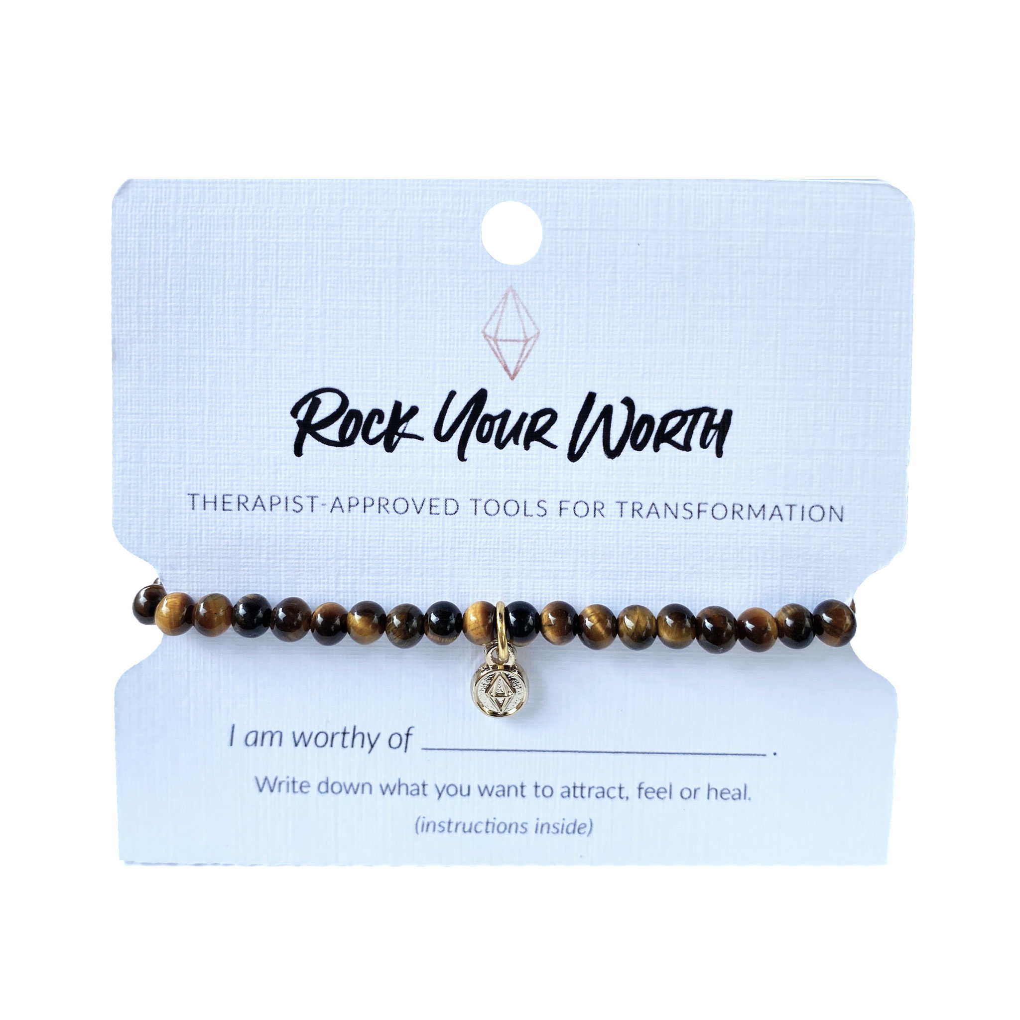 Fearless & Confident Bracelet, Tiger's Eye for Kids - Rock Your Worth