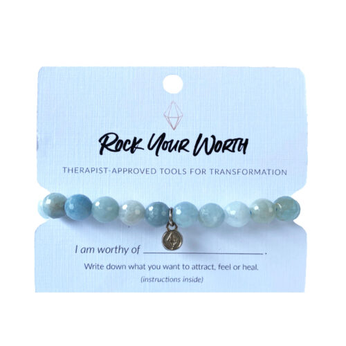 Aquamarine Bracelet Rock Your Worth