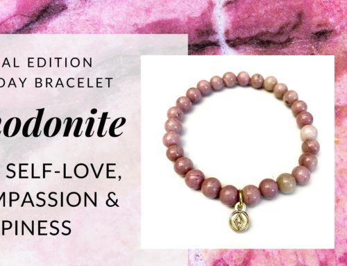 Introducing Our Special Edition Holiday Bracelet, Rhodonite